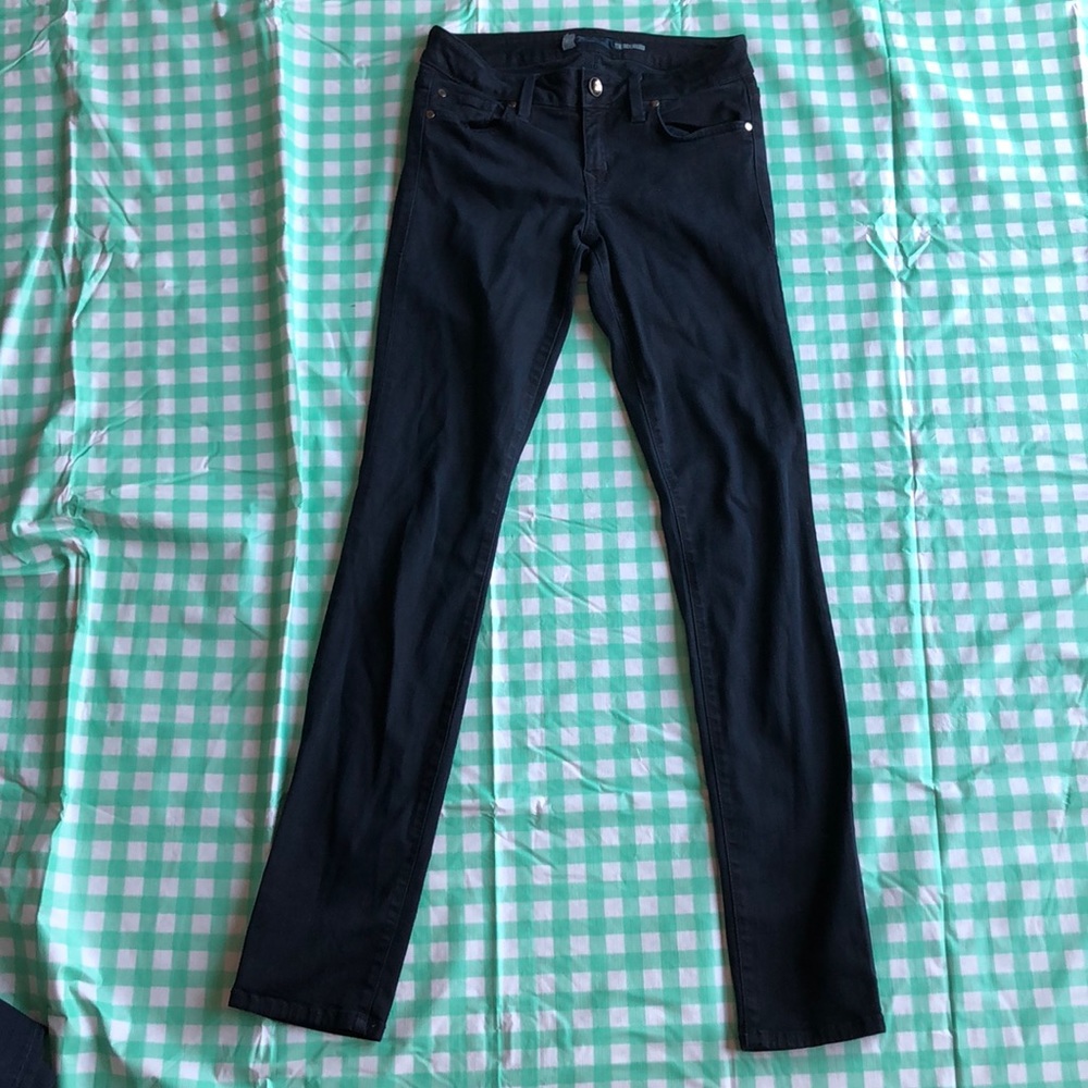 Dark Blue Soft Straight Leg Jeans Level 99